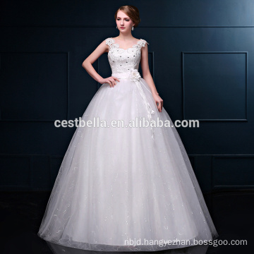 2016 Romance Most Popular Strapless Big Ball Gown Wedding Dresses